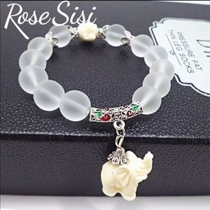 Elephant charms bracelet